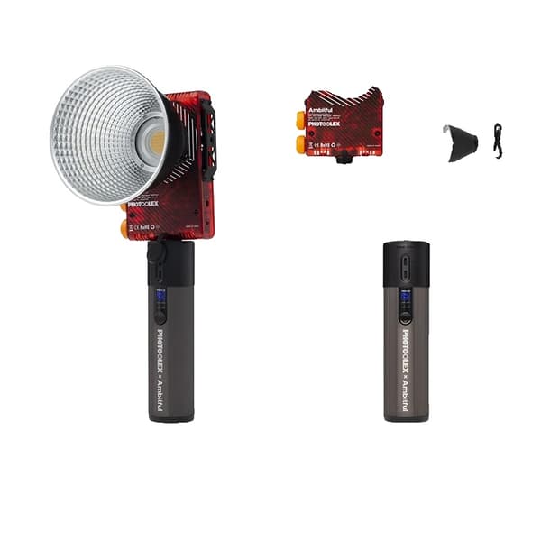 LED-videovalo, 100W teho, kaksivärinen alue 2700K-6500K,100R sarja