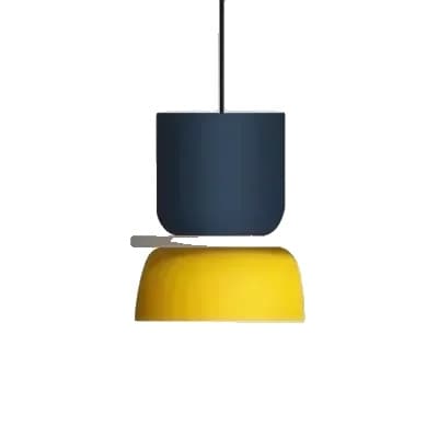 LED Pendellampe, Dæmpbar, Stilfuldt Europæisk Design,Varm lys-a, mørkeblå gul