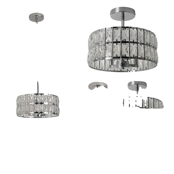 Moderne Pendellampe, Justerbar Højde, G9 Pære Kompatibel,Sølv