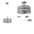 Miniatyrbillede 1 af 2: Moderne Pendellampe, Justerbar Højde, G9 Pære Kompatibel,Sølv