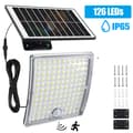 Pikkukuva 2 / 2: Aurinkoinen LED-tulvalaite, 126/184 LEDiä, IP65 vesitiivis luokitus,126 LEDiä
