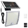 Pikkukuva 1 / 2: Aurinkoinen LED-tulvalaite, 126/184 LEDiä, IP65 vesitiivis luokitus,126 LEDiä