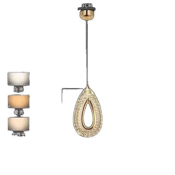 LED Pendellamper, Tri-Farvet Lys, Moderne Design,Trekantet lys, Dråber