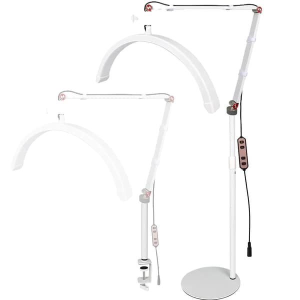 Fotografi Gulvlampe, 20W Effekt, Justerbar Lysstyrke,Hvid 2-i-1, EU