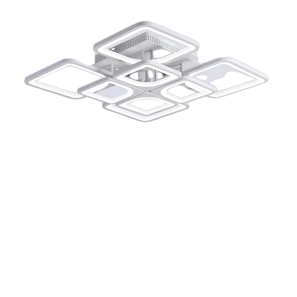 Loftlampe, 60W/75W effekt, uendeligt dæmpbar belysning,Hvid 4 og 4