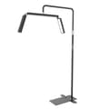 Miniatyrbillede 1 af 2: LED Gulvfyldlys, Justerbar Lysstyrke 40W, Foldbart Design,sort, EU