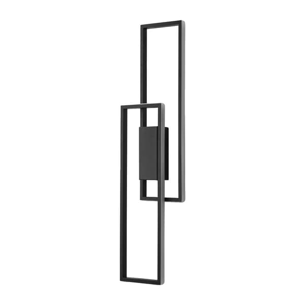 Vägglampa LED, Justerbar Färgtemperatur, Fjärrkontrollsfunktionalitet,svart