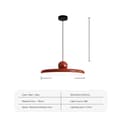 Miniatyrbild 1 av 2: Pendellampa, 30 cm diameter, LED-ljuskälla,Varm vit, 30 cm Röd Röd