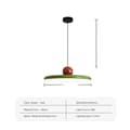 Miniatyrbild 1 av 2: Pendellampa, 30 cm diameter, LED-ljuskälla,Varm vit, 30 cm Grön Röd