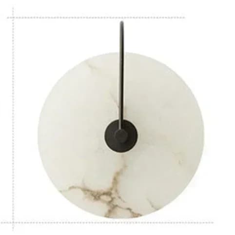 Moderne Væglampe, Energi Effektiv LED, Alsidigt Design,varm lys, sort, Diameter 15cm