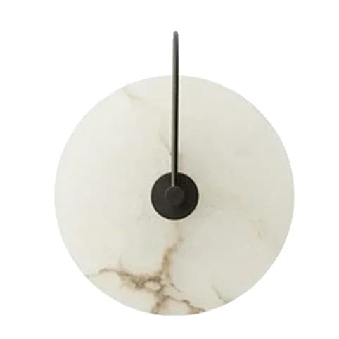 Moderne Væglampe, Energi Effektiv LED, Alsidigt Design,varm lys, sort, Diameter 15cm