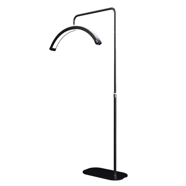 LED Halvmåne Lys, Justerbar Lysstyrke 0%-100%, Høj CRI 90+,SORT FT-Y9