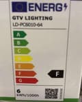 Pikkukuva 3 / 3: LED-lamppu GU10 6W kylmä valkoinen 440 lm