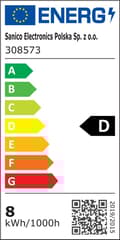 Miniatyrbillede 6 af 6: LED-dekorativ filamentpære ST64 7,5W E27 varm
