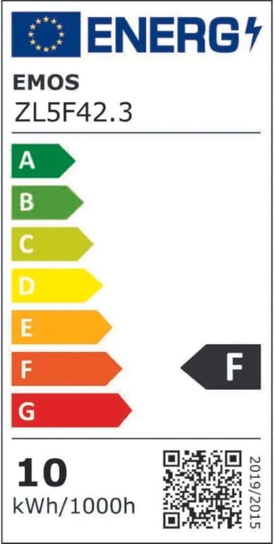 Sæt med 3 energibesparende LED-pærer E27 varm hvid 9,4 W 806 lm