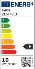 Miniatyrbillede 6 af 6: Sæt med 3 energibesparende LED-pærer E27 varm hvid 9,4 W 806 lm