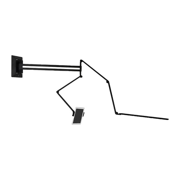 LED Vägglampa, Justerbar Ljusstyrka, Ögonvänlig Design,svart
