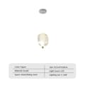Miniatyrbillede 1 af 2: Nordisk Minimalistisk LED Kranse, Justerbar Højde, Stilfuldt Akryl Design,B, Neutral lys