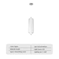 Miniatyrbillede 1 af 2: Nordisk Minimalistisk LED Kranse, Justerbar Højde, Stilfuldt Akryl Design,Varmt lys, C