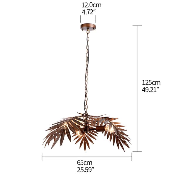 Tropisk Kokospalme Pendel Lampe, Moderne Boheme Stil, 5-10 kvm Belysningsområde,YY-PYZS1YY-PYZS1
