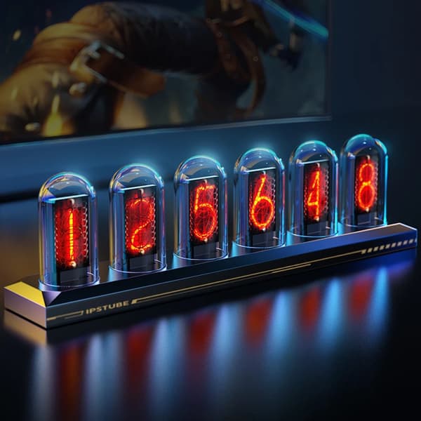 IPS Full Color Display Nixie Tube Lamp, Anpassningsbara Mönster, Multifunktionell Display,Regelbunden version