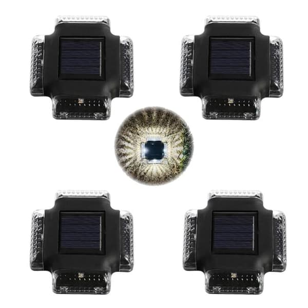 OBOSOE Solcellsdriven belysning för trappor och räcken 4 pack