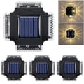 Miniatyrbild 1 av 9: OBOSOE Solcellsdriven belysning för trappor och räcken 4 pack