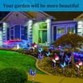Pikkukuva 3 / 5: OBOSOE Solar Lights Garden Lights 3-Pack – Värikkäät LED-valot perhosilla ulkokäyttöön