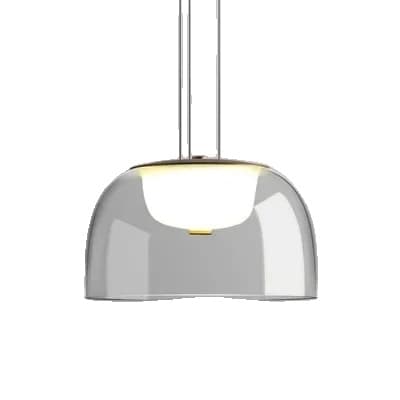 Moderne Pendellampe, Justerbar Højde, LED Lyskilde, Alsidig til Flere Rum,22cm, varmt lys