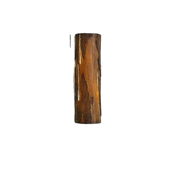LED Vägglampa, Trädstubbe Design, Energibesparande, Väggmonterad,D-stump, Varmt ljus
