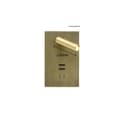 Miniatyrbild 1 av 2: Vägglampa, USB-laddning, AC-strömkälla, modern design,Qinggu koppar