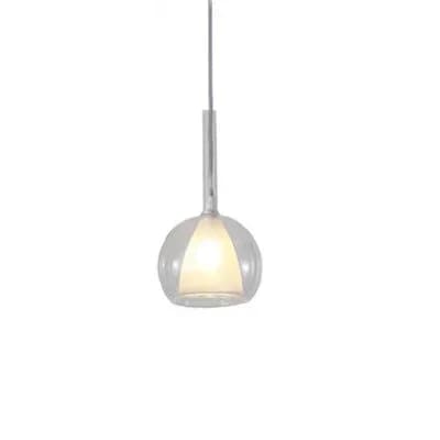 Pendellamper, Glasmateriale, Forskellige Størrelser, Alsidig Anvendelse,Dia 20cm, Gennemsigtig, varmt lys