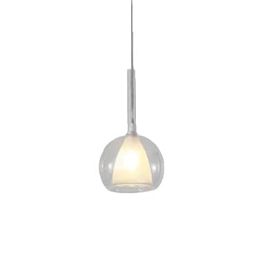 Pendellamper, Glasmateriale, Forskellige Størrelser, Alsidig Anvendelse,Dia 20cm, Gennemsigtig, varmt lys
