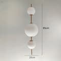 Miniatyrbild 2 av 2: Modern taklampa, energieffektiv, stilren design, enkel installation,En gyllene lampkropp, Kall vit