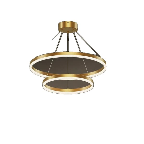 Pendellamper, Justerbar Højde, Moderne Stil,2 hoved, Kold Hvid