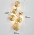 Miniatyrbild 2 av 2: Modern vägglampa, dimbar, upp- och nedåtriktad skärm, stilren design,6 ljus, Tricolor ljus