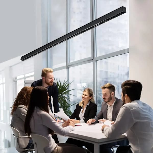 LED Pendellampe, 4000K, Håndsensor,36W, sort, 4000K Håndsensor