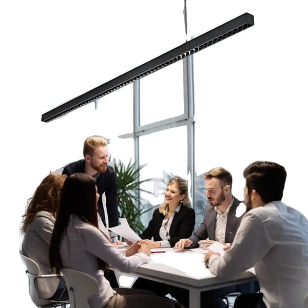 LED Pendellampe, 4000K, Håndsensor,36W, sort, 4000K Håndsensor