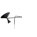 Miniatyrbillede 1 af 2: Tragtstil LED Væglampe, Justerbart Design, Moderne Æstetik, Flere Farvemuligheder,sort, Hvidt lys, med stik