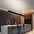 Miniatyrbild 2 av 2: LED Pendellampa, 120 cm,svart, 4000K