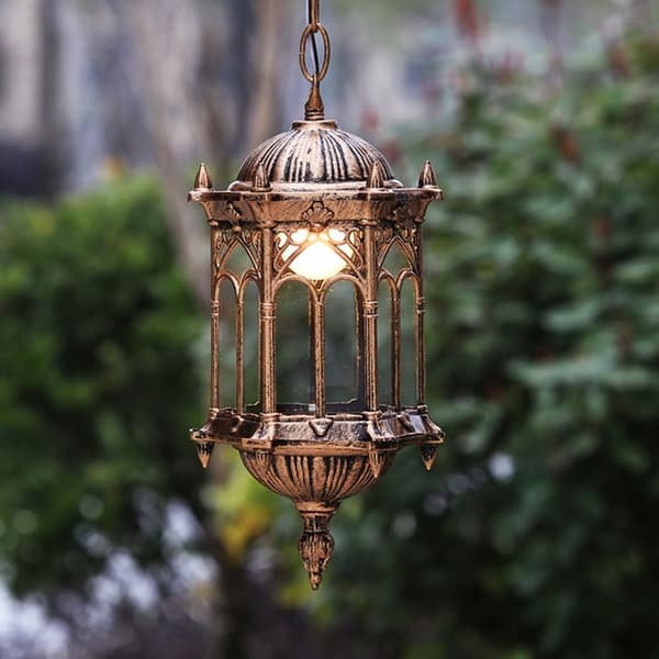 Industriell Pendellampa, Antik Brons Burdesign, E27 Lampa Hållare