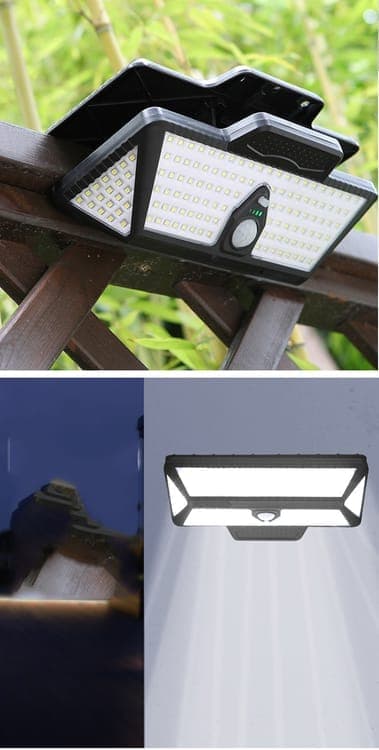 OBOSOE aurinkolamppu LED liiketunnistimella puutarhavalaistuksella