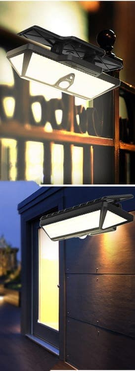 OBOSOE aurinkolamppu LED liiketunnistimella puutarhavalaistuksella