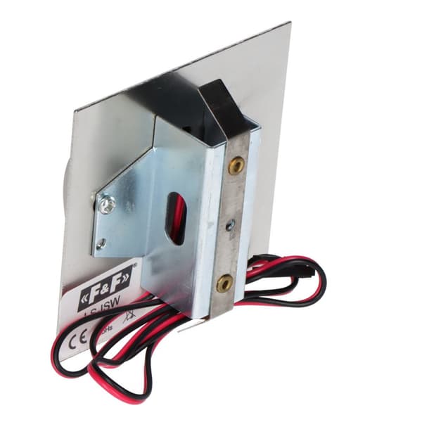 LED-trapplampa Inga, satin, 1,2 W, 5900 K, kall