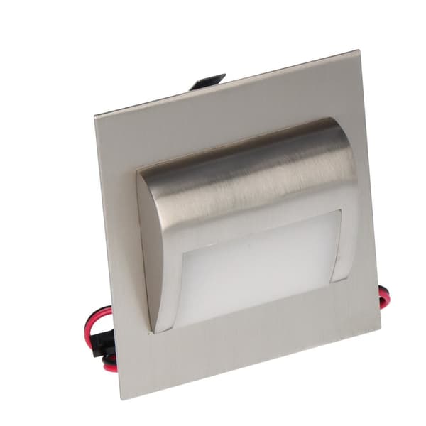 LED-trapplampa Inga, satin, 1,2 W, 5900 K, kall