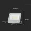Miniatyrbillede 6 af 8: LED-projektor V-TAC 30W 185Lm/W Sort VT-4435 4000K 5550lm