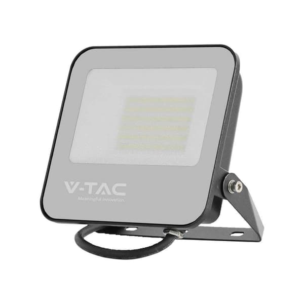 LED-projektor V-TAC 50W 185Lm/W Sort VT-4456 4000K 9250lm