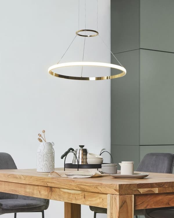 LED pendellampe TANO Metal Guld Lumarko!