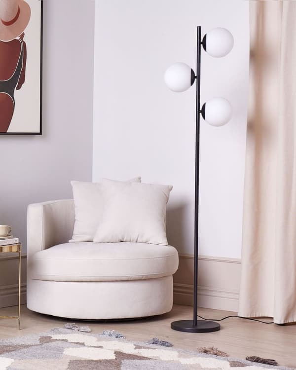 Gulvlampe WADI Metal Sort Lumarko!