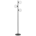Miniatyrbillede 1 af 10: Gulvlampe WADI Metal Sort Lumarko!